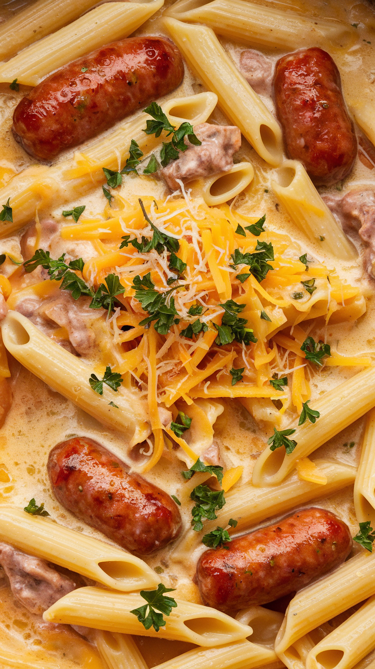 Creamy Kielbasa Pasta Recipe