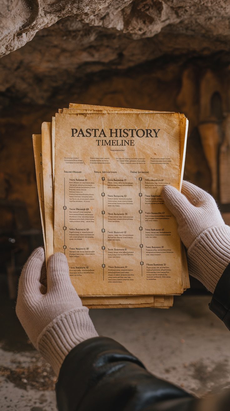 Pasta History Timeline