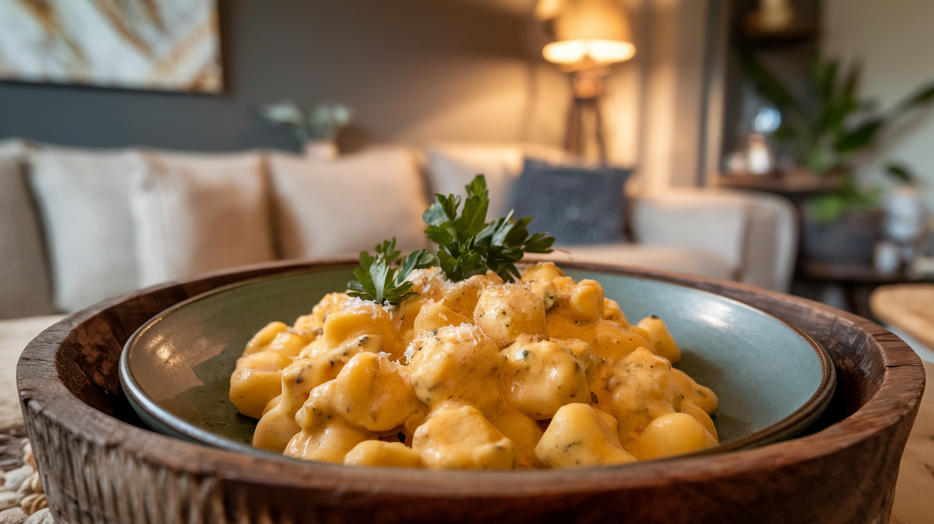 Pumpkin Alfredo Gnocchi