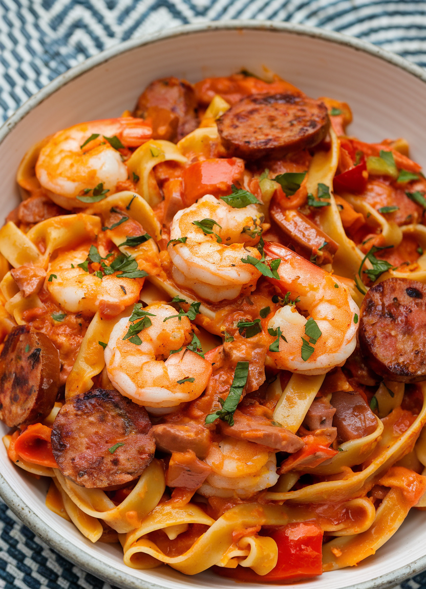 Pasta Jambalaya: A Cajun-Italian Fusion Delight